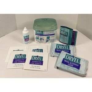 Dryel Original At Home Dry Cleaning Kit Fabric Care Vintage